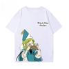 Witch Hat Atelier Coco Tshirt White Cotton Tee With Character  Logo Print Oversized Casual Streetwear For Anime Fans