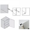 10pcs Dampers Cabinet Door Cupboard Damper Buffer Protects Furniture Floors Reduces Door Hardware Home Furnitures Accessories