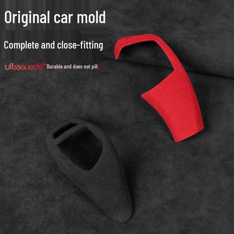 Suede Gear Shift Knob Cover for BMW 3 & 5 Series E60 Interior Upgrade