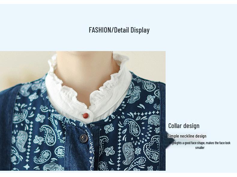 2024 Ethnic Style Printed Sleeveless Vest - Japanese Versatile Loose Fit