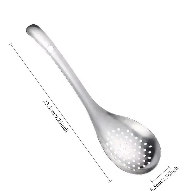 Sítko z nerezové oceli Lžíce Kuchyňský cedník Lžíce Lžíce Filtr Sítko Naběračka na potraviny Děrovaný cedník