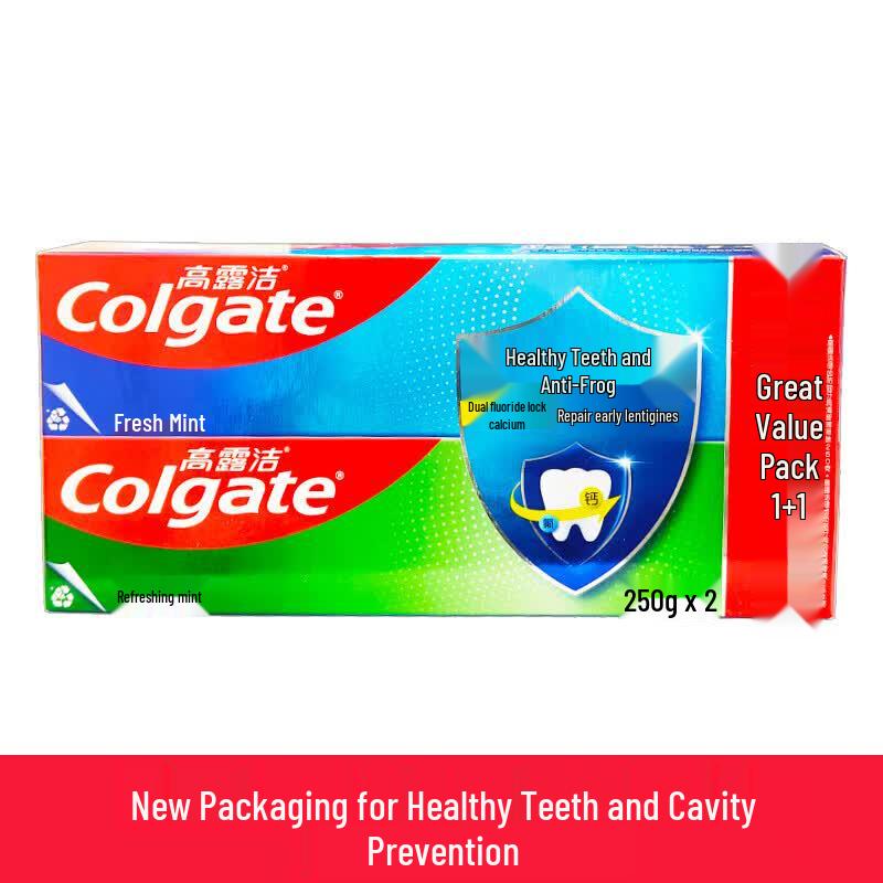 

Colgate Anti-Cavity Mint Toothpaste Twin Pack