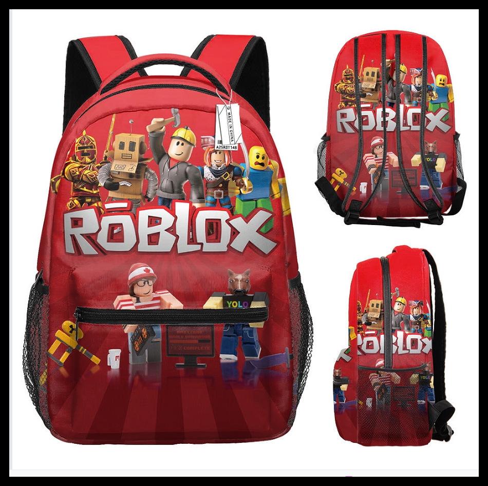 Student Schoolbag Cartoon Backpack Set 3D Digital Printing Backpack