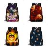 Halloween Fledermaus Kürbis Rucksack Aus Nylonmaterial Für Den Täglichen Gebrauch Und Street Style