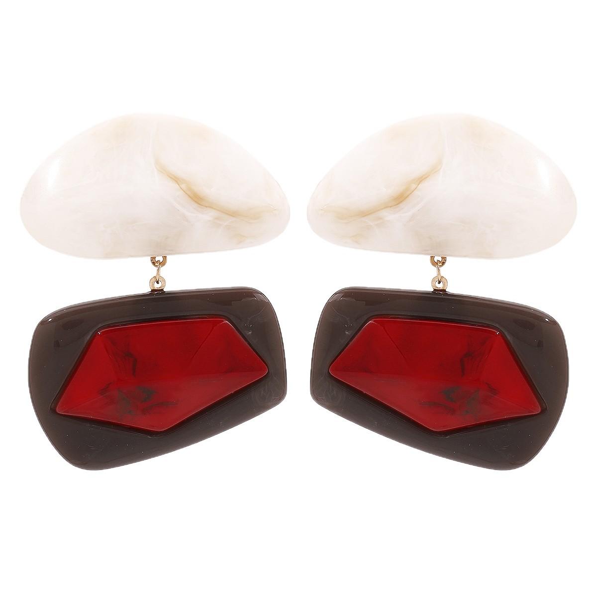 

Модні сережки-краплі для жіночих прикрас синій