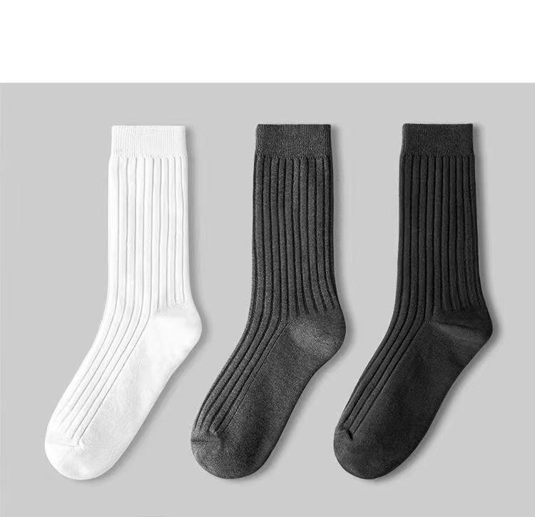 Men's Cotton Deodorant Sports Socks, Mid and Long Tube, Trendy Thickened Design