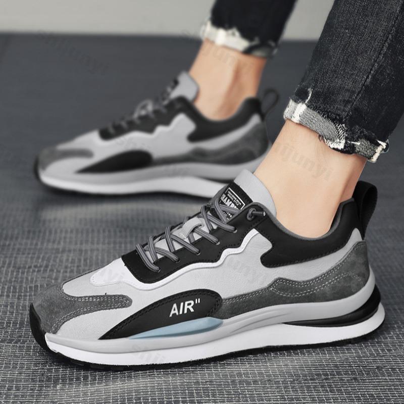 Men Sneakers Fashion Casual Running Shoe Breathable Lace-up Tennis Brand Shoes PU Leather Luxury Designer Zapatillas De Hombre