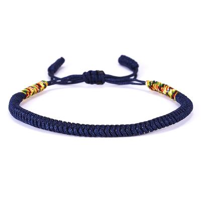 Frauen Männer Handgemachtes Knotenseil Geflochtenes Glücksarmband Verstellbarer Armreif Schmuck