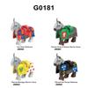 Medieval Military Europe King Soldier Figures Building Blocks Castle Lion Knight Sword Infantry Weapon Warrior Bricks Toys Gifts