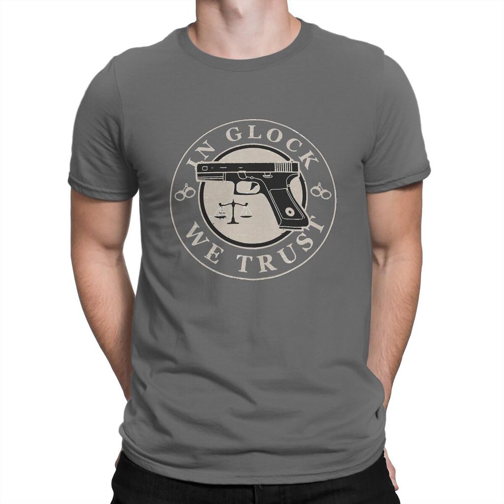 Leisure In We Trust T-shirts voor Heren Ronde Hals Puur Katoenen T-shirt Smith Cool Wesson Korte Mouwen Tees