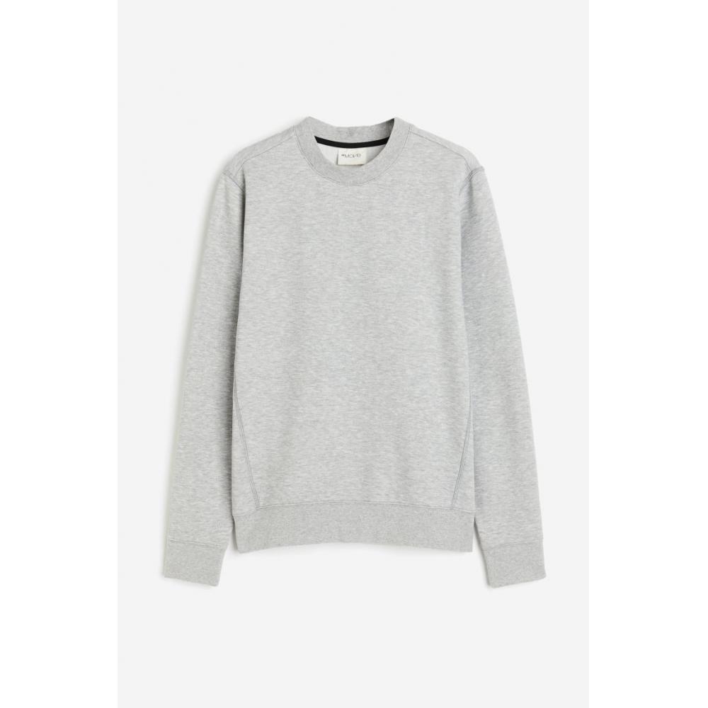 H M dryMove Sports sweatsHirt ligHt Grey Melange