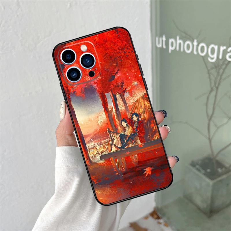Heaven Official’s Blessing Silicone Soft Case For iPhone 17 Air 11 14 15 16 Pro Max 12 13 Mini 16 Plus 16e Back Cover