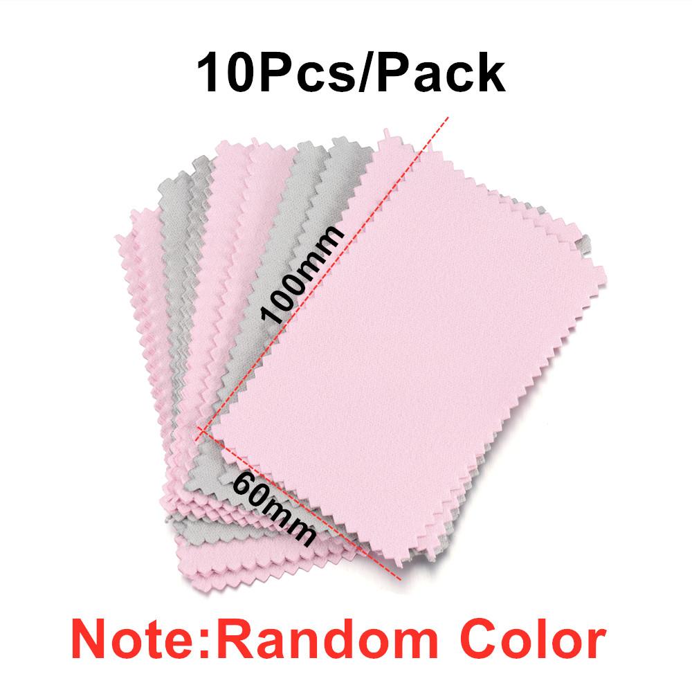 10-50pcs Polish Polishing Cloth Silver Color Cleaning  Polishing Cloth Soft Clean Wipe Wiping Cloth For Silver Gold Jewelry Tool