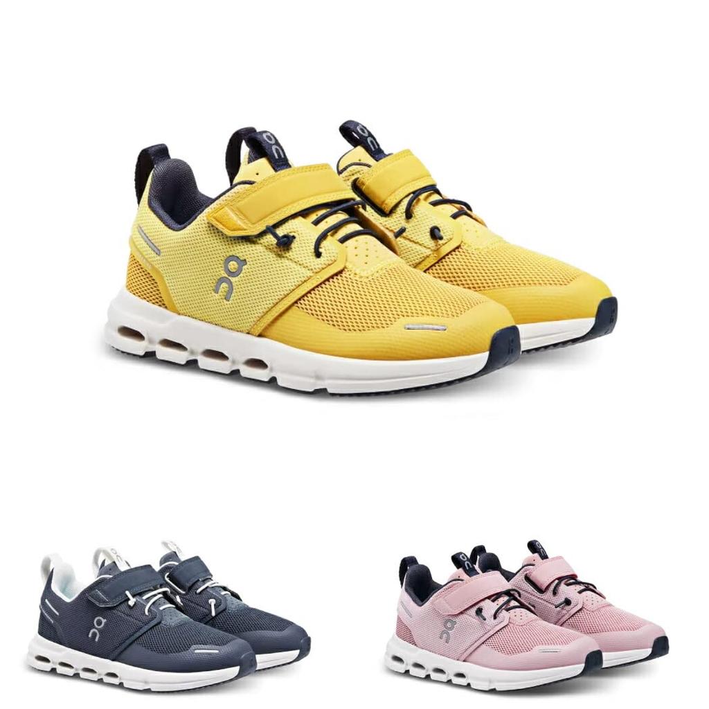 On Cloud Play and Junior Shoes for Boys and Ages Perfect for Elementary Sports and Cute Athletic Kids' Sneakers, All-Season, Kids' Girls, 4-8,