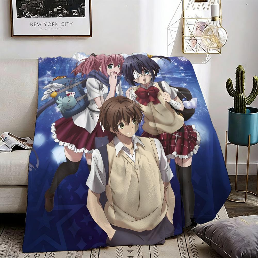 Love Chunibyo & Other Delusions Decke Leicht 240g Flanelldecke Weich Hautfreundlich für Sommerkühlung
