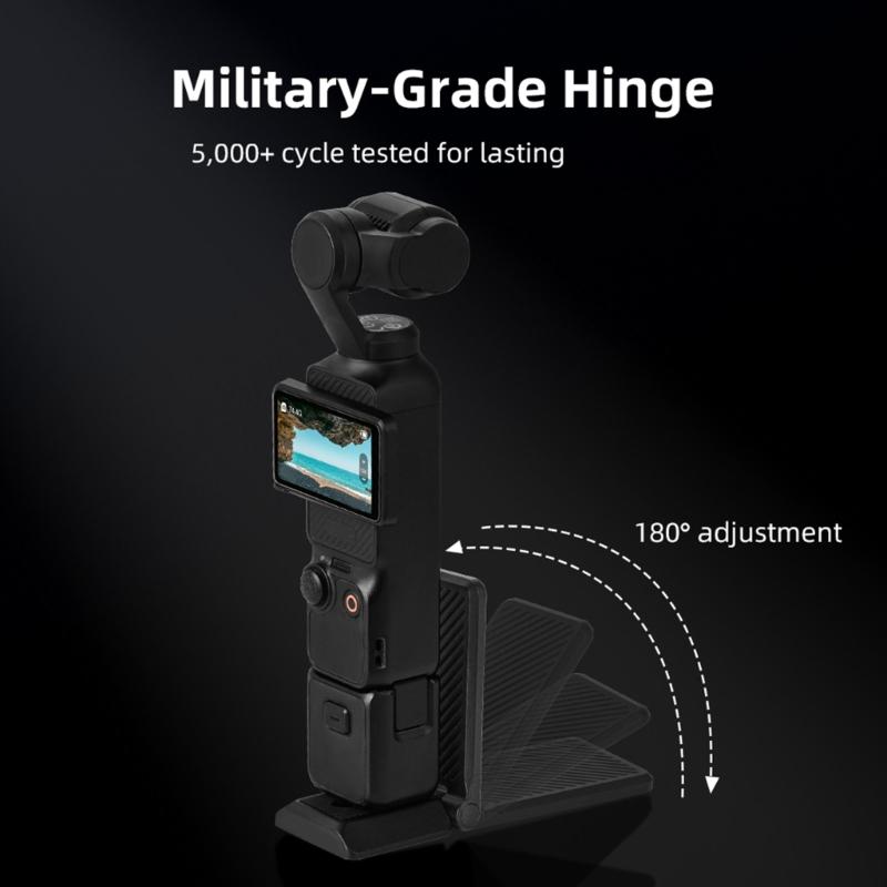 Multi Angle Magnetic Mounting Stand for Pocket 3 Camera Featuring Collapsible Stand Design and Anti Slip