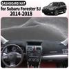 fit for Subaru Forester SJ 2014 2015 2016-2018 Car Dashmat Dashboard Cover Pad Accessories DashMat Sunshade Protective Carpet