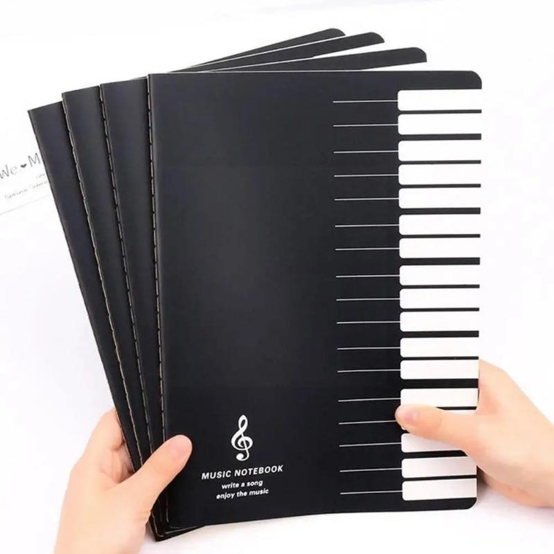 5 Books Music Exercise Book Piano Violin Book Universal High Notebook Tool Quality Five-line Pages Music 18 Pactice