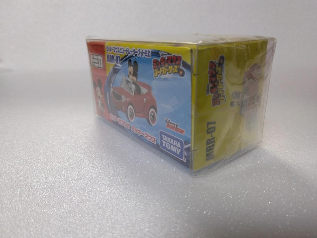 Mickey Mouse Diecast Car Cabriolet with Clear Case MRR-07, Minicar,