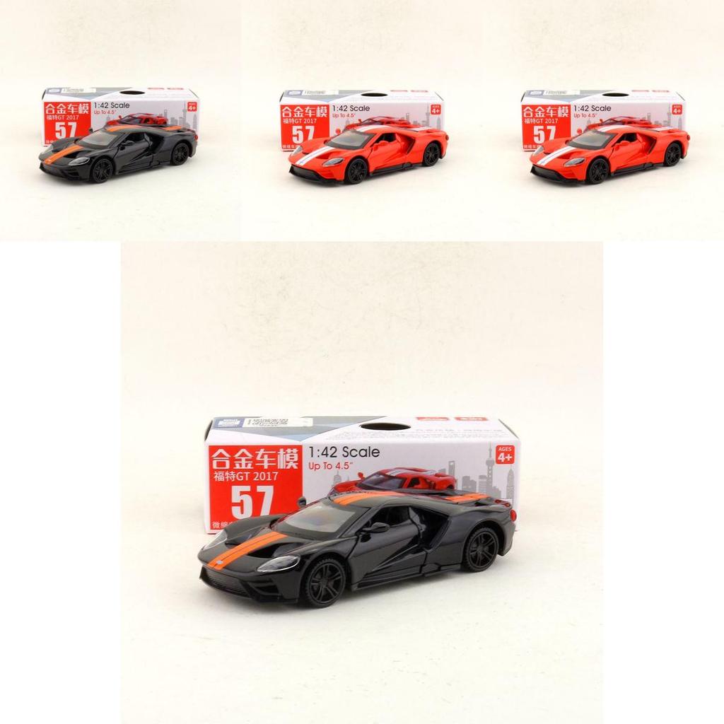 Ford Gt Alloy Car Model For Kids With Inertia Control And Open Doors