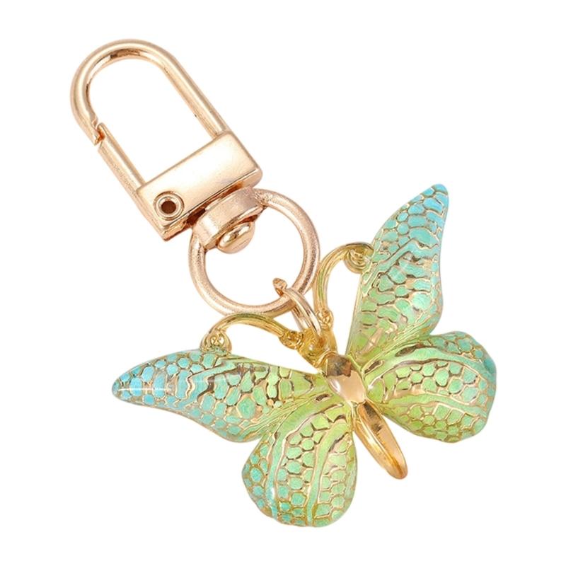 Lightweight Luggage Accessory With Butterfly Shape And Reinforced Metal Hook Fashion Bag Pendant Bags Charm for Women