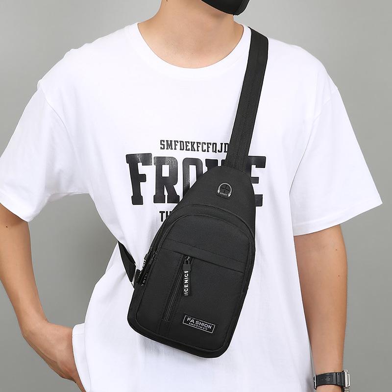 Men's Multifunctional Wear-Resistant Crossbody Chest Bag: Outdoor Travel, Casual Sports, Shoulder Backpack Handbag