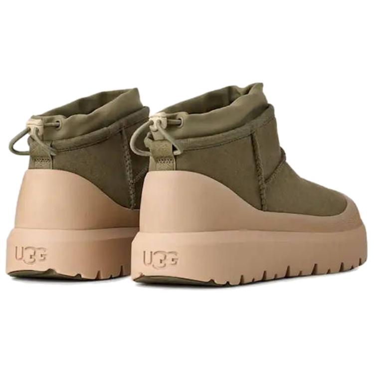 UGG Ultra Mini Wetter Hybrid Bequem Schlicht Schneestiefel Herrenstiefel Grün 1174196-BOMS