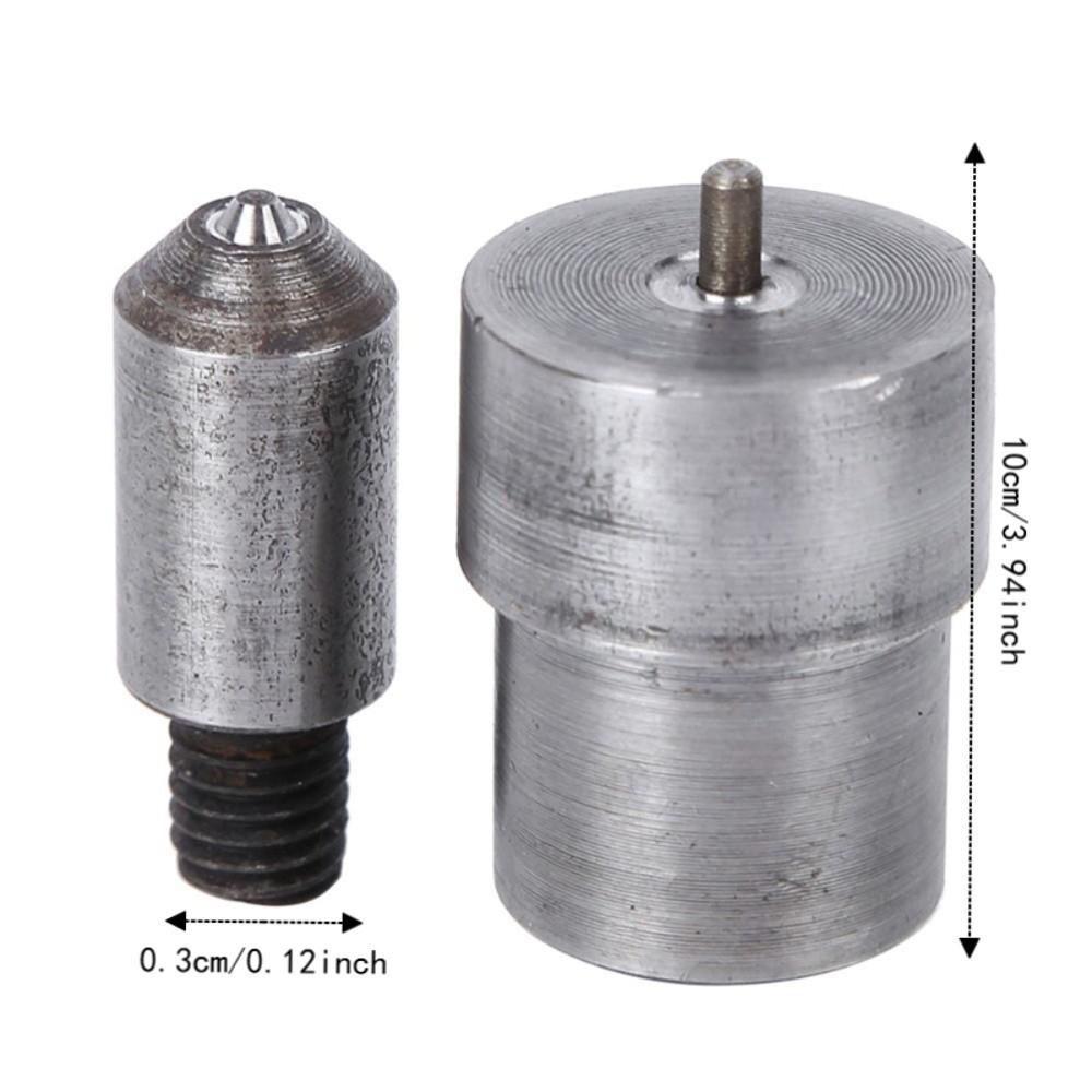 2pcs DIY Grommet Die Grommet Die Mold Heavy Duty Metal Manual Installation Tool For Outdoor Gear 3mm