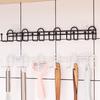 Under Cabinet Hanger Kitchen Bedroom Holder Iron Organizer Household Hanging Rack Punch Free Organizing Hook Space-saving
