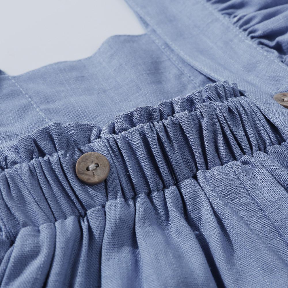 Summer Girls' Jumpsuit Shorts Straps Jumpsuit Children's Jumpsuit Hoodie Climbing Suit