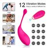 USB nabíjateľné bezdrôtové diaľkové ovládanie Vibrátor bodu G na stimuláciu vajíčka Sexuálne hračky pre dospelých