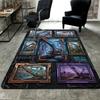 Construction Machinery Showcase Pattern Rug Floor Mat for Living Room or Bedroom Soft and Comfortable Carpet a Gift for Birthday and Holiday.
