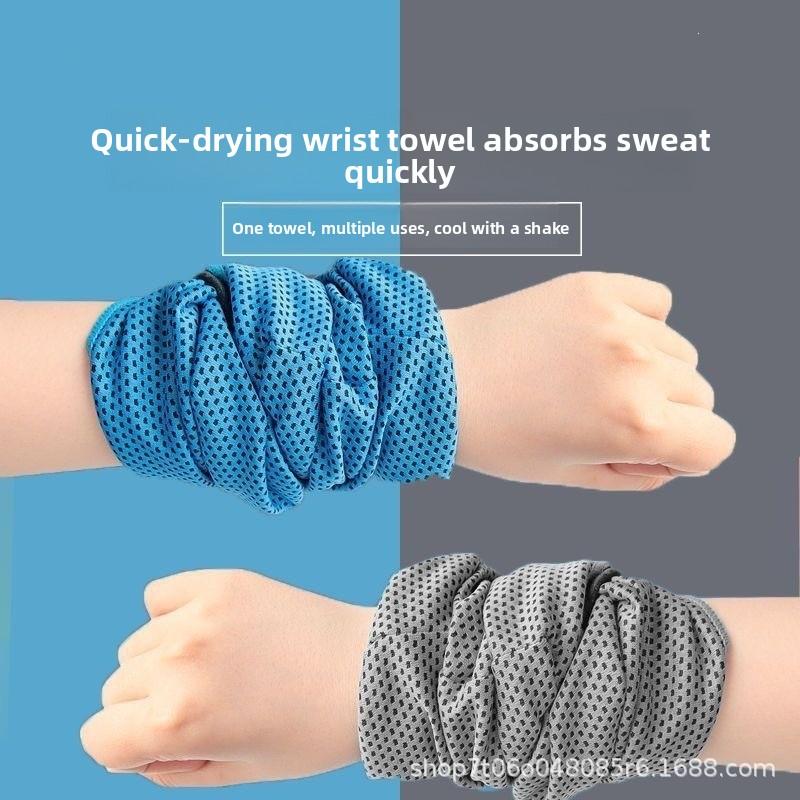 Summer Sports Wrist Towel for Wiping Sweat, Providing A Cool Sensation During Running, Absorbs Sweat, Portable and Quick-drying.