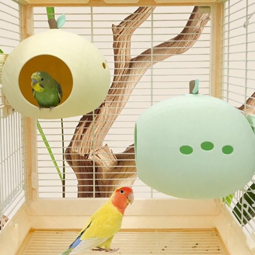 Large Caliber Bird Shelter Plastic Small Pet Sleeping Nest Pet Habitat Parrot Cage Nest Budgerigar