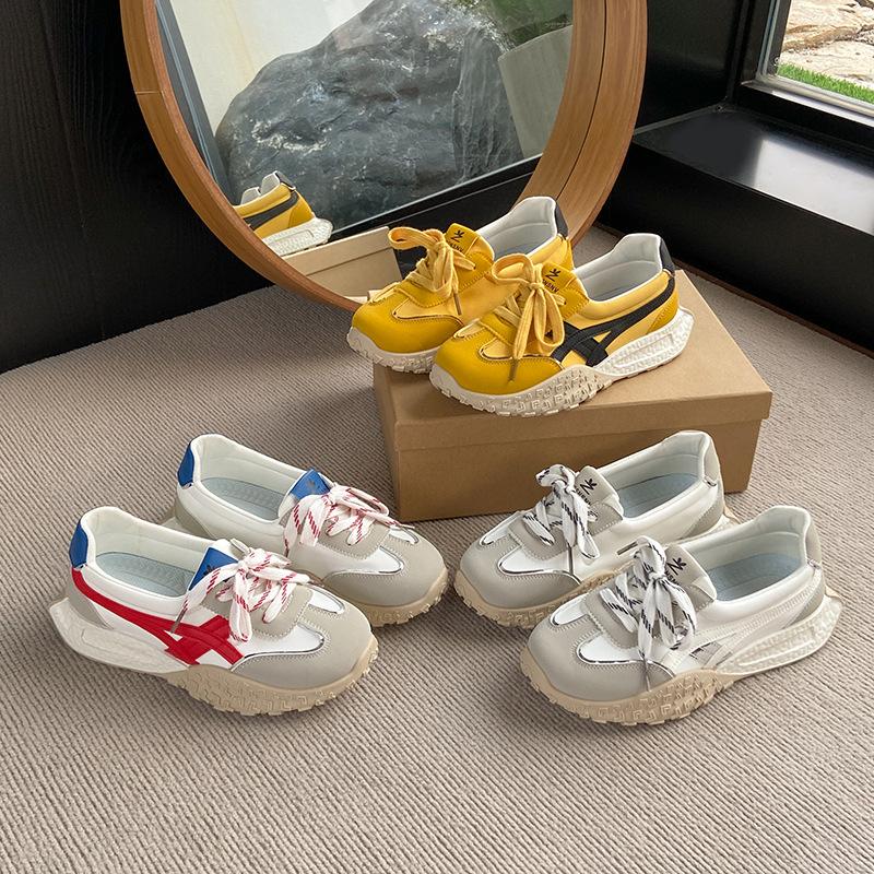 Retro Dexun Shoes Women's 2025 New Summer Platform Versatile Lightweight Sports Board Shoes Fashion Casual Running Shoes