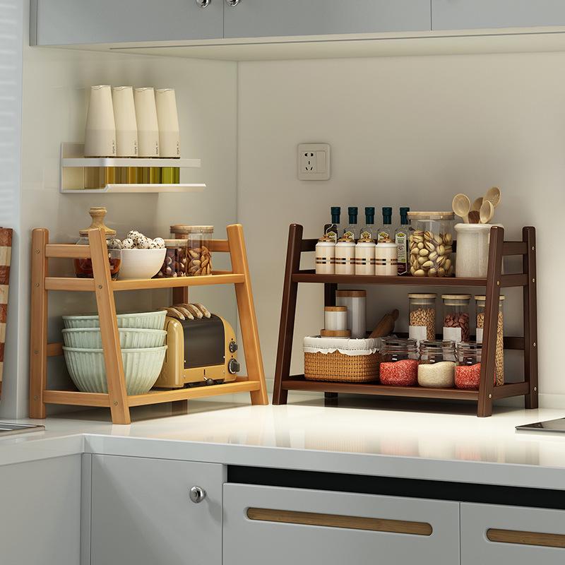 Kitchen Multi-layer Spice Rack: Desktop Storage Shelf for Oil, Salt, Soy Sauce, Vinegar