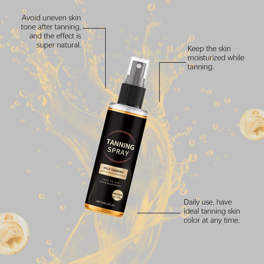 Opalovací sprej Black Self Black Waterproof Dlouhotrvající Black Summer Beach Hydratační 60ml