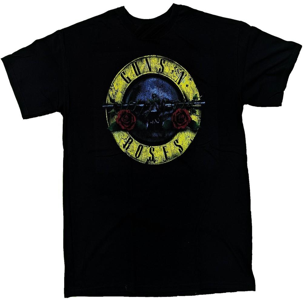 Guns N Roses Mens Classic Band T-Shirt New Black Tee Unisex T-Shirt XXXXL
