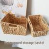 Corner Layered Water Hyacinth Woven Storage Basket Set