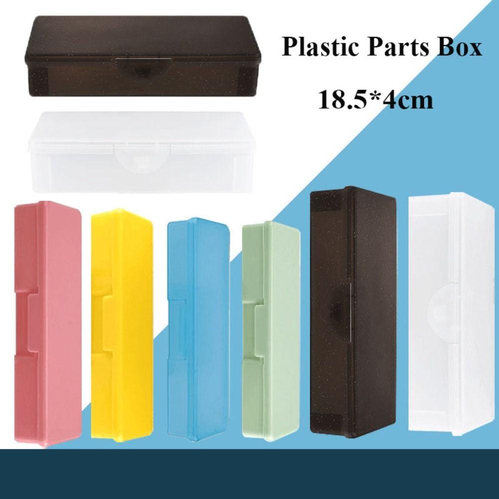 

Прозрачная пылезащитная коробка, пластиковая коробка для деталей, высококачественная коробка для хранения инструментов для ногтей, коробка для хранения деталей
