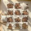 Cartoon C-Capybara Blanket Soft Warm And Thick Perfect For Bedroom Living Room Bed Sofa Camping Picnic Office Gift