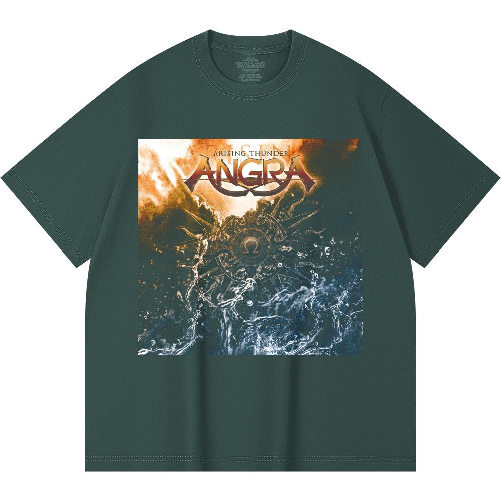 230 Gsm 100% Cotton Heavy Metal T-Shirt Rock Band Popular Music Print Unisex Heavy Cotton T Shirt