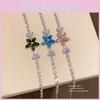 Zircon Flower Pendant Bracelet For Women With Elegant Design For Summer