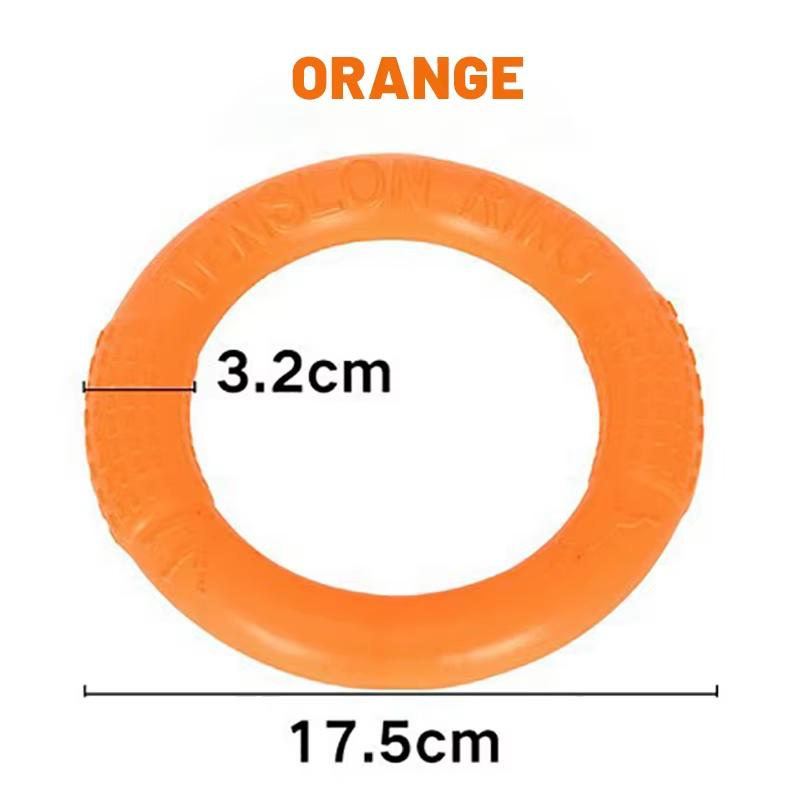 Dog Disc Toy Flying Ring Pets Flying Disc Dog Chew Toys Non-Toxic Fitness Ring Dogs Water Play Tug Toy Frisbee for Small Medium