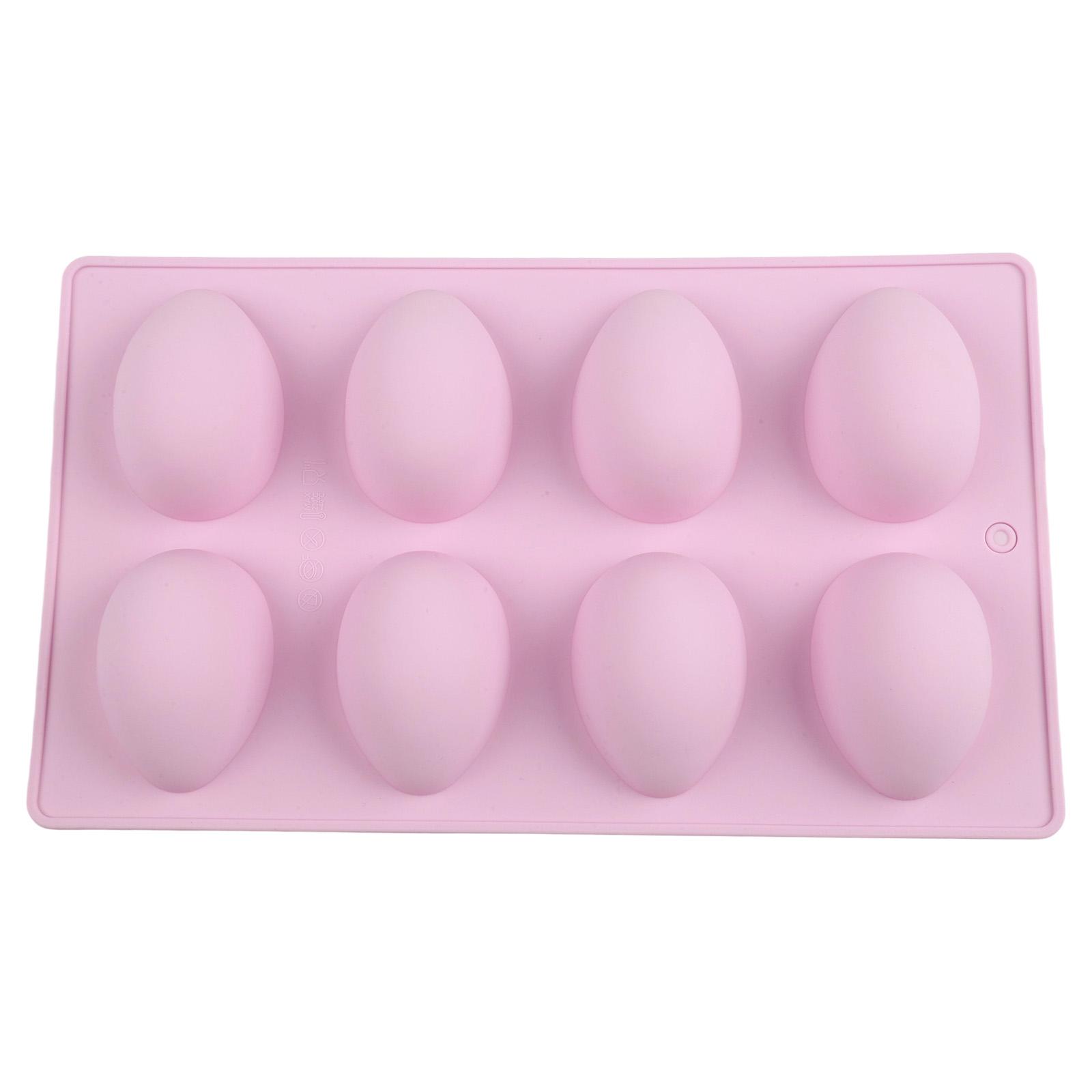 

Easter Egg Shaped Chocolates Made Easy with Silicone Form Enjoyable Baking фиолетовый