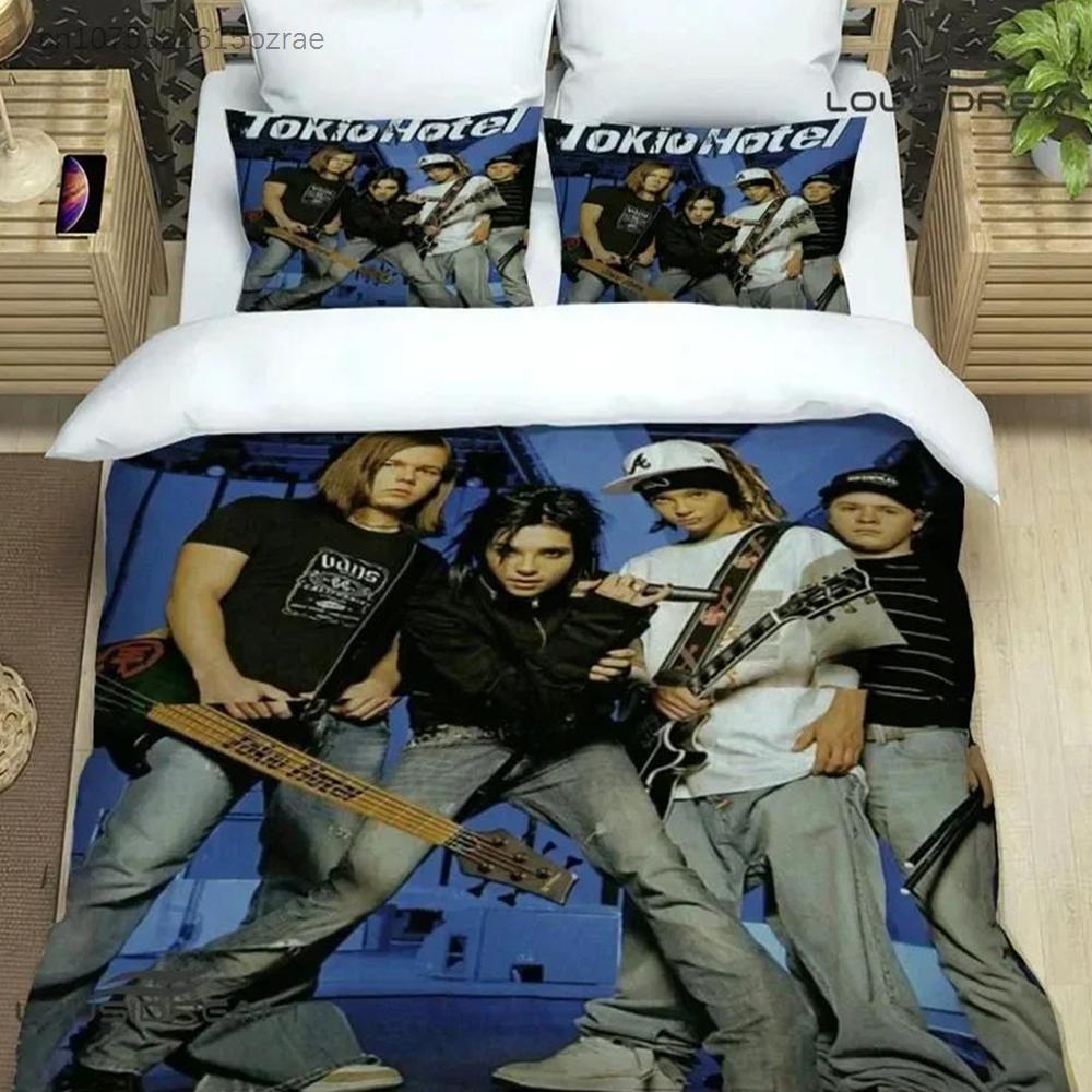 Tokio Hotel Band apdrukāti gultas veļas