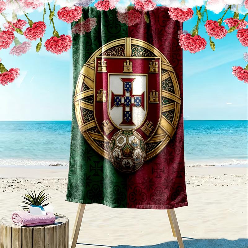 Portuguese Football Heritage beach towel Outdoor camping beach quick-drying swim towel swim seaside Travel and vacation towels Fashion
