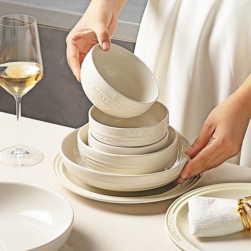 Steingut Geschirrset