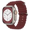 Compatibile con Cinturino in Silicone Apple Watch Serie 10, Cinturino Oceanico con Doppia Fibbia per Serie 9 e Modello Sportivo Ultra 11 Serie 2.