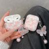 For Airpods 4 3 2 1 Case Cute Glitter Bow Knot Butterfly Shell Pattern Crystal Soft Clear Earphone Cover For Airpods Pro 2 3 Protective